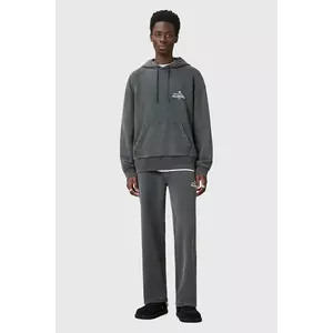 AllSaints pantaloni de trening din bumbac SOLEIL culoarea gri, uni, M041TC imagine