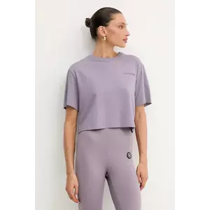PLEIN SPORT tricou culoarea violet, SAEC WTK3560 STE001N imagine