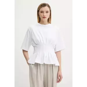 Gestuz tricou culoarea alb, 10910147 imagine