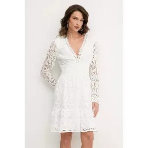 Morgan rochie culoarea alb, mini, evazați, RLUCA imagine