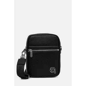 Karl Lagerfeld borsetă K/ICON culoarea negru, A3M30171 imagine