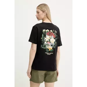 Tommy Jeans tricou din bumbac culoarea negru, DW0DW21341 imagine