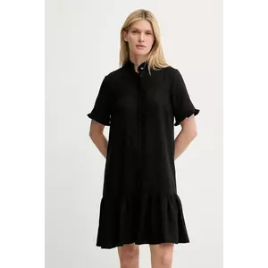 Bruuns Bazaar rochie din amestec de in culoarea negru, mini, drept, BBW4499 imagine