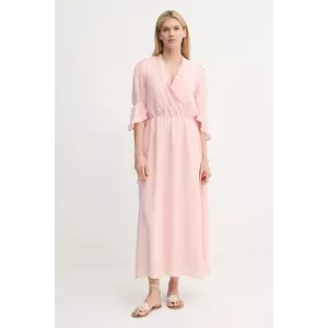 Bruuns Bazaar rochie culoarea roz, maxi, drept, BBW4567 imagine