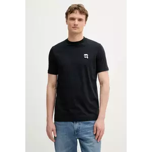 Karl Lagerfeld tricou din bumbac culoarea bleumarin, uni, 553224.755710 imagine