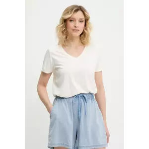 Answear Lab tricou culoarea bej imagine