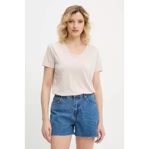 Answear Lab tricou culoarea bej imagine