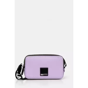 Karl Lagerfeld Jeans poșetă culoarea violet, A3W30202 imagine