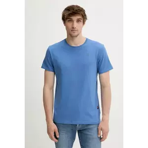 G-Star tricou din bumbac uni, D16411-336 imagine