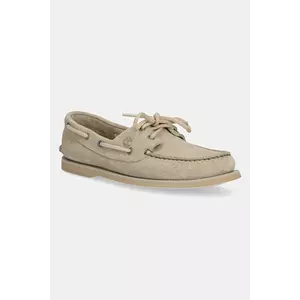 Timberland mocasini din piele întoarsă Classic Boat culoarea verde, TB0A4187EVV1 imagine