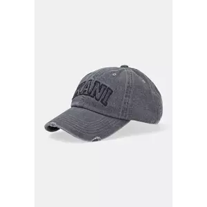 Karl Kani șapcă de baseball din denim culoarea gri, cu imprimeu, PD00005190 imagine