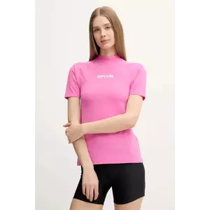 Rip Curl tricou de înot culoarea roz, 17NWRV imagine
