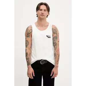 Tommy Jeans top din bumbac culoarea alb, DM0DM21783 imagine
