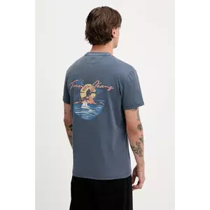 Tommy Jeans tricou din bumbac cu imprimeu, DM0DM21868 imagine