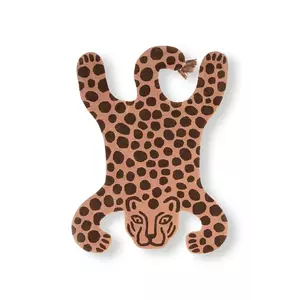 ferm LIVING covor de lână Safari Tufted Rug culoarea roz imagine