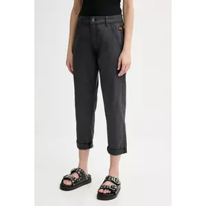 G-Star pantaloni culoarea gri, fason chinos, high waist, D25257-D715 imagine