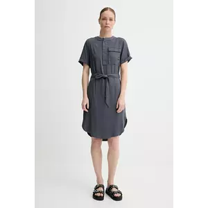 G-Star rochie culoarea gri, mini, drept, D26157-D573 imagine