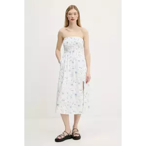 Hollister Co. rochie din in culoarea bej, midi, drept, KI359-1209 imagine