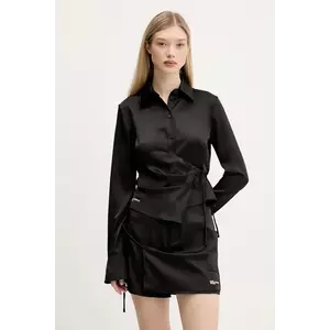 Karl Lagerfeld Jeans cămașă culoarea negru, cu guler clasic, regular, A3W11008 imagine
