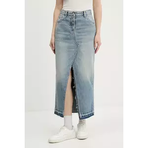 Tommy Jeans fustă jeans maxi, drept, DW0DW21193 imagine