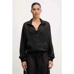 adidas Originals bluză Adicolor culoarea negru, uni, JN6130 imagine