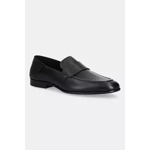 BOSS mocasini de piele Gavrie culoarea negru, 50548074 imagine
