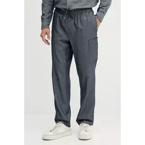 Sisley pantaloni din amestec de in drept, 4NZVSF05A imagine