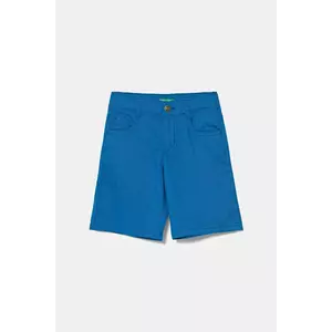 United Colors of Benetton pantaloni scurți din bumbac pentru copii talie reglabila, 47RGG901Y imagine