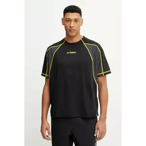 adidas TERREX tricou sport x National Geographic culoarea negru, uni, JP1299 imagine