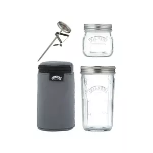 Kilner set de iaurt 0, 5 L transparent imagine