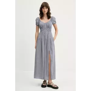 Hollister Co. rochie culoarea bleumarin, maxi, evazată, KI359-5246 imagine