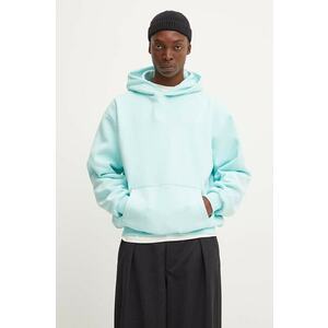 Karl Kani bluza barbati, culoarea turcoaz, cu glugă, cu imprimeu, 60210102 imagine
