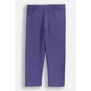 Coccodrillo leggins din bumbac culoarea violet, EVERYDAY GIRL imagine