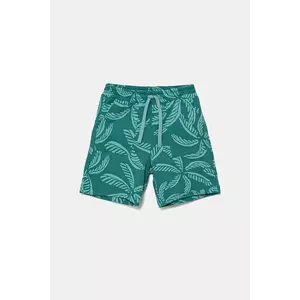 United Colors of Benetton pantaloni scurți din bumbac pentru copii culoarea turcoaz, talie reglabila, 32IEG901Y imagine