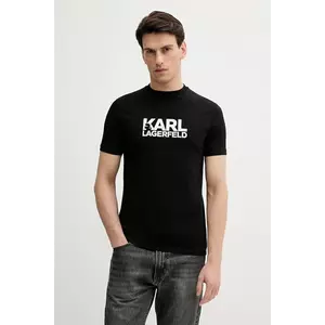 Karl Lagerfeld tricou culoarea negru, cu imprimeu, 553235.755087 imagine