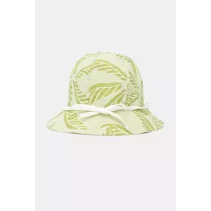 United Colors of Benetton pălărie reversibilă din bumbac pentru copii culoarea verde, bumbac, 65B2AA00W imagine