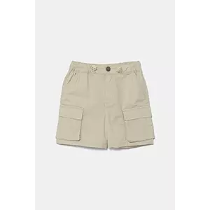 United Colors of Benetton pantaloni scurți copii culoarea bej, talie reglabila, 4L2VG902V imagine