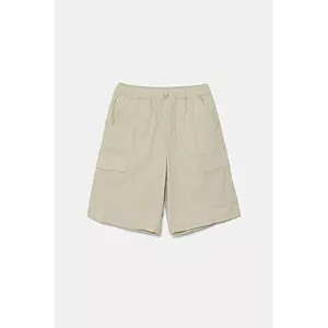 United Colors of Benetton pantaloni scurți copii culoarea bej, talie reglabila, 4L2VC9046 imagine