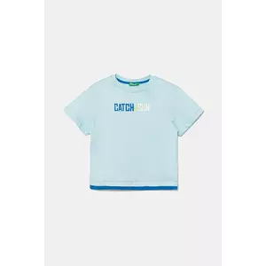 United Colors of Benetton tricou de bumbac pentru copii cu imprimeu, 3SLUG10JF imagine