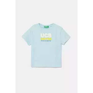 United Colors of Benetton tricou de bumbac pentru copii cu imprimeu, 3I1XG10JO imagine