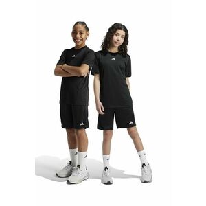adidas pantaloni scurti copii J TR-ES SH culoarea negru, neted, talie reglabila, IV9578 imagine