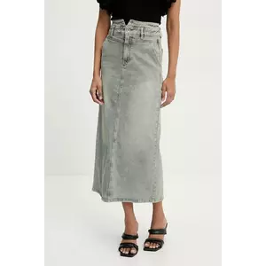 Answear Lab fustă din denim midi, creion imagine