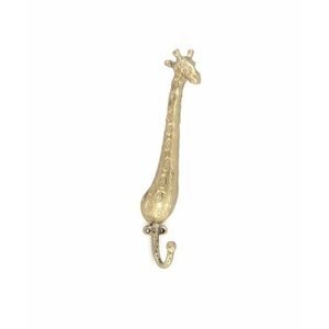 Doing Goods umeraș de perete Gloria Giraffe Hook culoarea galben imagine