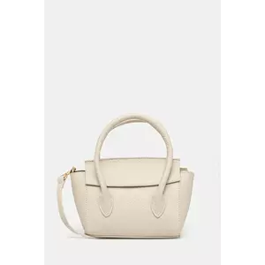 Answear Lab poseta de piele culoarea bej imagine