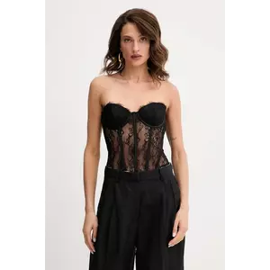 Retrofete body Otto culoarea negru, uni, FW23-7926 imagine