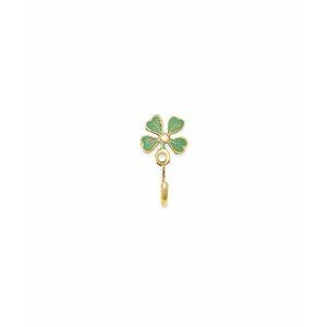 Doing Goods umeraș de perete Lucky Clover Hook Mini culoarea galben imagine