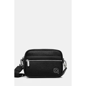 Karl Lagerfeld borsetă K/ICON culoarea negru, A3M30172 imagine