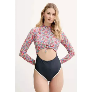 Rip Curl costum de baie dintr-o bucată FLORES culoarea bleumarin, cupa moale, 0MQWSW imagine