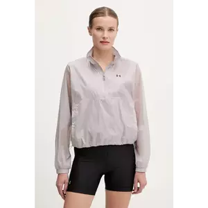 Under Armour jachetă de antrenament Rival culoarea roz, de tranzitie, 6000279 imagine