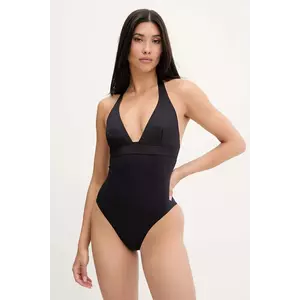 MC2 Saint Barth costum de baie dintr-o bucată culoarea negru, cupa moale, MARN001 imagine